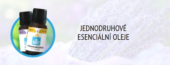 éterické oleje jednodruhové