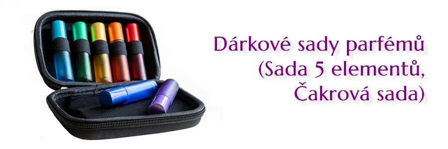 Dárkové sady parfémů, Sada 5 elementů, Čakrová sada